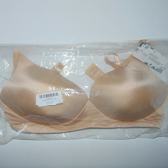 Charmo Beige Wireless Demi Bra - Size 38D - Picture 2 of 7